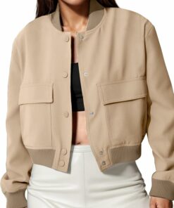 Long Sleeve Cropped Coat Sl30